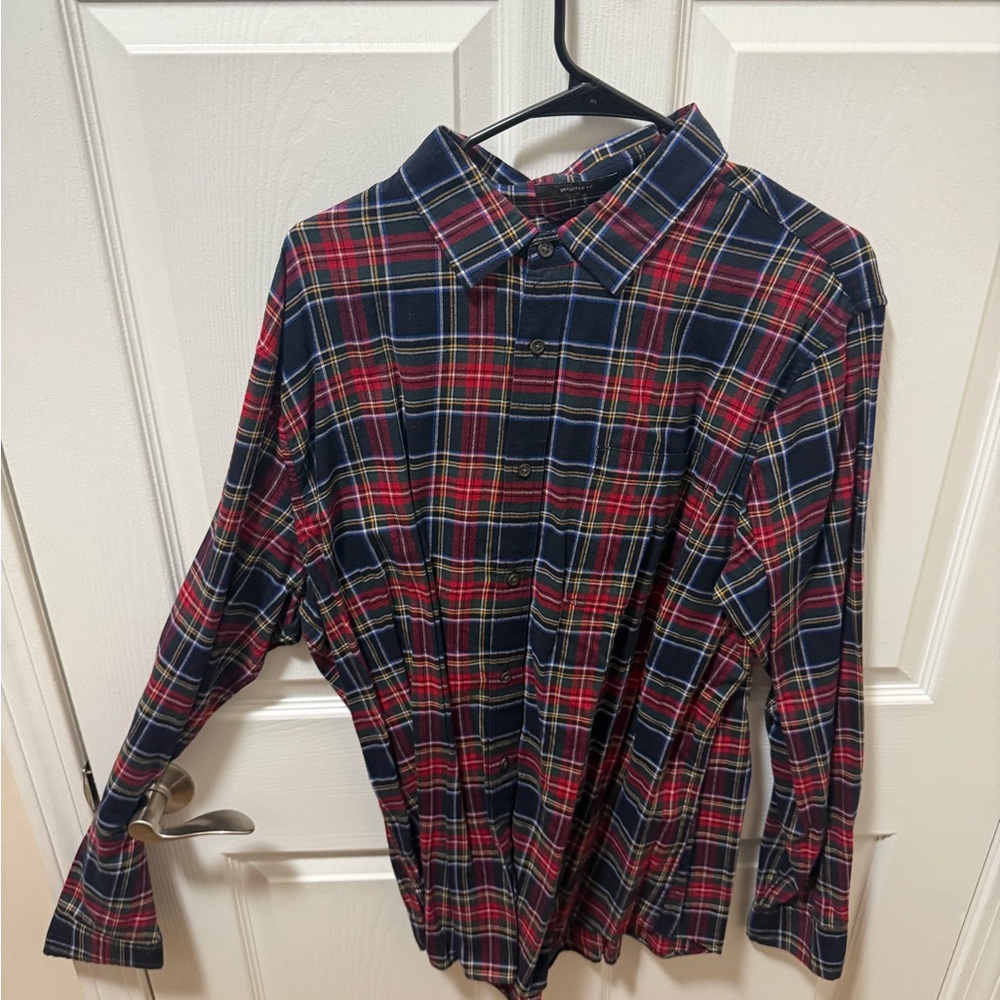 Banana Republic Multicolor Plaid Button Down Shirt